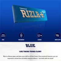 Gambar Rizla Rolling Papers Thin Blue 1-Booklet - Kertas Papir Tingwe dari Xekar House undefined 2 Tokopedia