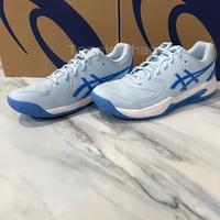 Gambar Sepatu Tenis Asics Gel Dedicate 8 Light Blue Coast/Tennis Shoe Asics Original Women - 40 dari Tennis Champ undefined 3 Tokopedia