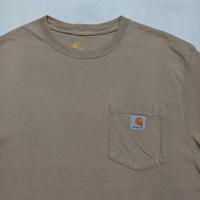 Gambar KAOS CARHARTT POCKET ORIGINAL, SIZE S FIT M (SECOND BRANDED) COKLAT SUSU, PT45 dari SolataShop20 undefined 3 Tokopedia