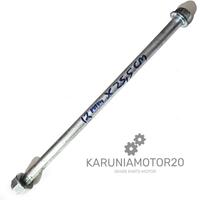 Gambar As Roda Belakang + Mur 12 MM X 25,5 CM NOS dari Karuniamotor20 undefined 1 Tokopedia