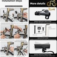 Gambar ROCKBROS FK-308 Light Holder Front Fork Bracket GoPro Sepeda Brompton dari CITRA JAY undefined 5 Tokopedia