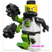 Gambar LEGO Minifigures Series 26 Space - Blacktron Mutant Minifigure Seri 71046 #12 Classic Green Reptil Black Tron Animal Alien dari Double Di Store undefined 3 Tokopedia