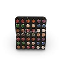 Gambar EARRINGS EARRING EAR STUD STUDS JEWELRY JEWELLERY HOLDER STORAGE ORGANIZER MINI SMALL RACK CASE SHOWCASE DISPLAY STAND BLACK GLOSSY ACRYLIC 42 HOLES TEMPAT PENYIMPANAN RAK PAJANGAN ANTING PERHIASAN AKRILIK HITAM MINIMALIST MINIMALIS ELEGAN KEKINIAN MODERN dari Demotif Studio undefined 3 Tokopedia
