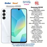 Gambar Samsung Galaxy A16 5G Ram8/256Gb Garansi Resmi - Hitam dari 91cellular undefined 1 Tokopedia