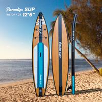 Gambar Stand Up Paddle Board Wood White 12'6" (380 x 81 x 15 cm) WSTOP - 03 Outdoor Inflatable dari Paradise SUP Indonesia undefined 4 Tokopedia