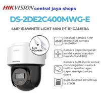 Gambar HIKVISION DS-2DE2C400MWG-E IP CAMERA CCTV 4MP COLORVU MINI PT KAMERA PTZ 360 dari central jaya shops undefined 1 Tokopedia