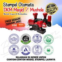 Gambar Stempel Otomatis Dkm Masjid, Stempel Toko, Stempel Lunas, Stempel Sekolah, Dll Murah!!!!!! - 1 warna dari dreamstar store007 undefined 2 Tokopedia