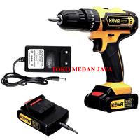 Gambar MESIN BOR CORDLESS 10mm KOVA SET BOR TANGAN BATERAI TEMBOK 21 VOLT BOX  KOVA dari TOKO MEDAN JAYA STORE undefined 2 Tokopedia