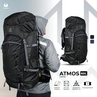 Gambar Tas Gunung Carrier Backpack Hiking Hikemore Atmos Original - Black 60 dari Hikemore undefined 3 Tokopedia