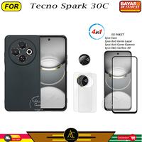 Gambar Paket 4IN1 Soft Case Tecno Spark 30C 30 Pro Slim Casing Premium Cover - 4IN1 TG BENING, SPARK 30C dari alvin star97 undefined 5 Tokopedia