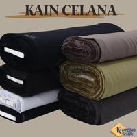 Gambar Bahan Kain Celana Semi Wool High Twi Kantor / Safari / Seragam PNS / Jas blazer - Khaki Muda dari SWEET .ID undefined 2 Tokopedia
