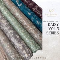 Gambar Bahan Kain Kebaya Brokat Tile Embroidery 2tone Daisy voL.3 Warna Sage Green Harga Setengah meter dari AND RETAILERTEX undefined 1 Tokopedia