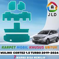 Gambar [READY STOCK] JIELIDA KARPET MOBIL CUSTOM WULING CORTEZ 1.5 TURBO [CAPTAIN SEAT] 2019-2024 (3 BARIS DAN 3BARIS+BAGASI) - Merah 3 Baris dari Lady Destrya shop undefined 2 Tokopedia