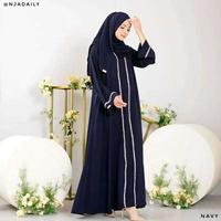 Gambar Gamis Abaya Hitam Baju Abaya Arab Basic Renda Polos Abaya Turkey Gamis Wanita Umroh 2024 Gamis Wanita Pesta Mewah Kekinian Abaya Elegant - Hitam, S dari Galeria.Shakeel undefined 3 Tokopedia