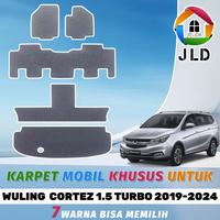 Gambar [READY STOCK] JIELIDA KARPET MOBIL CUSTOM WULING CORTEZ 1.5 TURBO [CAPTAIN SEAT] 2019-2024 (3 BARIS DAN 3BARIS+BAGASI) - Merah 3 Baris dari Lady Destrya shop undefined 5 Tokopedia