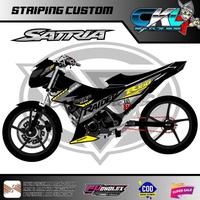Gambar STRIPING VARIASI SUZUKI SATRIA FU FI INJEKSI R150 STIKER CUSTOM - Merah dari JM Striping undefined 2 Tokopedia