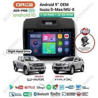 Gambar ** Head Unit TV Android 9" OEM Isuzu MU-X / MUX ORCA RHD ** - ECO RHD dari DROFTRO undefined 3 Tokopedia