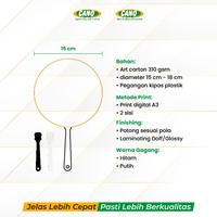Gambar Kipas Tangan Custom / Kipas Konser - Glossy, Hitam dari Cano Printing undefined 3 Tokopedia