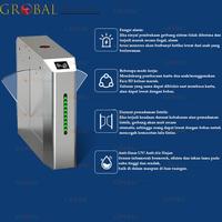Gambar Flap Barrier Gate Automatic 1 Channel Access Control / Pintu Akses RFID 1 Jalur dari Yongstoreee undefined 4 Tokopedia