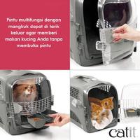 Gambar Tas tenteng travel hewan kucing Catit cabrio carrier - Merah dari Kagura mall undefined 4 Tokopedia