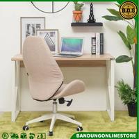 Gambar Meja Kantor Modern Minimalis Cokelat Oak Putih Informa Meja Kerja Lexee Meja Komputer Office Table Oak White dari BandungOnlineStore_NEW undefined 4 Tokopedia