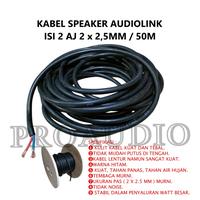 Gambar Kabel isi 2 speaker AJ 2x2,5 MM Audiolink 50 Meter Original dari Proaudio undefined 1 Tokopedia