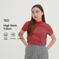 Gambar Atasan Rajut Wanita Turtleneck - Kerah Tinggi Lengan Pendek - Kaos Turtleneck Rib Turtleneck Lengan Pendek - Kaos Viral Korea Style - denim, ONE SIZE dari anantari.store undefined 4 Tokopedia