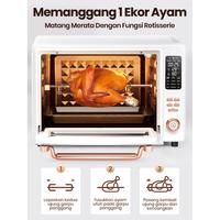 Gambar Mecoo Digital Oven Aesthetic Premium 980 Low Watt LED Air Fryer 38 Liter Oven Listrik - Irish Lilac dari MurahTech undefined 3 Tokopedia