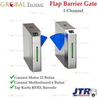 Gambar Flap Barrier Gate Automatic 1 Channel Access Control / Pintu Akses RFID 1 Jalur dari Yongstoreee undefined 5 Tokopedia