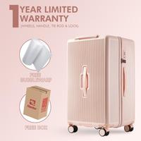 Gambar [ FERRY SERIES ] HK037 Koper Hanke 20-28 inch TSA LOCK Suitcase Travel - pure white, 20 inch dari Travel Mete undefined 5 Tokopedia