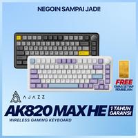 Gambar Ajazz Ak820 MAX HE With Magnetic Switch Rapid Trigger Gaming keyboard - Fog Sea, Wireless dari RGB GAMINGS undefined 1 Tokopedia