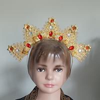 Gambar Bando Siger Sunda, Mahkota tari siger perempuan, anak dan dewasa dari Batik Permana undefined 1 Tokopedia