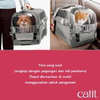 Gambar Tas tenteng travel hewan kucing Catit cabrio carrier - Merah dari Kagura mall undefined 5 Tokopedia