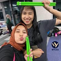 Gambar Terlaris Baju Kaos Olahraga Jumbo Big Size Gym Senam Yoga Cewek Wanita Original Happy Shopping - Abu-abu, XXL dari Griya Unix undefined 4 Tokopedia