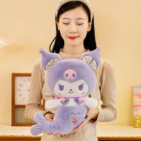 Gambar Boneka Kuromi Ukuran 40 cm Bahan Plush Boneka Anak Perempuan - kuromi mermaid dari nicesou. undefined 5 Tokopedia