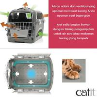 Gambar Tas tenteng travel hewan kucing Catit cabrio carrier - Merah dari Kagura mall undefined 2 Tokopedia