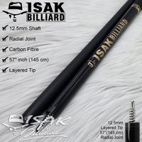 Gambar Isak Billiard Carbon Cue - Radial Hat Logo Low Deflection Stick Billiard Termurah 100 % Original dari YAPATAR 55 undefined 3 Tokopedia