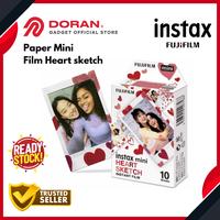 Gambar Fujifilm Instax Paper Mini Heart Sketch Film - Refill Kertas Film Love 10 Sheets dari Doran Gadget Official Store undefined 1 Tokopedia