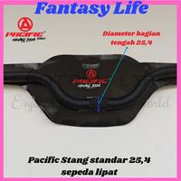 Gambar Fantasy Handlebar Stang Alloy Pacific type 150 ukuran standar 25,4 panjang 58 cm sepeda lipat fixie minion - Merah dari fantasyLf undefined 5 Tokopedia