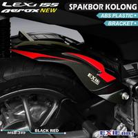 Gambar Spakbor Kolong Yamaha LEXI LX 155 & Aerox New Connected Pelindung Lumpur Motor Exie Art - Merah dari Raja Motor Part undefined 3 Tokopedia