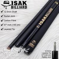 Gambar Isak Billiard Carbon Cue - Radial Hat Logo Low Deflection Stick Billiard Termurah 100 % Original dari YAPATAR 55 undefined 1 Tokopedia