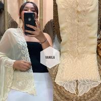 Gambar Kain kebaya bordir bali motif terbaru terlaris termurah bahan kebaya bordir bali bahan kebaya encim bahan kebaya kutubaru kain brokat kain bordir juwita chandraa busana - Kopi, Ruby dari anomancollection undefined 1 Tokopedia
