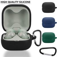Gambar Silicone Case Cover Sony Linkbuds Fit WF-LS910N - Carabiner - Free Keychain Gantungan Softcase Soft Cover Casing Protector Guard TWS Anti-Lost Buckle - Black dari Logay Acc undefined 1 Tokopedia