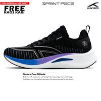 Gambar Sepatu Running Hundred Sprint Pace Support Plate Sepatu Lari Long Run Hundred Sprint Pace - White Oren Blue, 42 dari Leond Sports undefined 3 Tokopedia