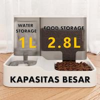 Gambar Diskon Pet Dispenser Tempat Makan Num Kucing Anjing Otomatis Dog Feeder - Abu-abu dari BUSTER PET STORE undefined 5 Tokopedia
