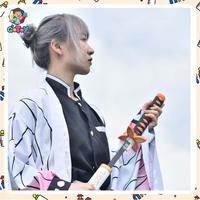 Gambar 104CM Mainan Pedang Nichirin Tanjiro Kimetsu No Yaiba Rengoku Kyojuro Zenitsu Giyuu Senjata Cosplay Pedang Pedangan Demon Slayer - Shinobu Kocho dari Go Blaster undefined 4 Tokopedia