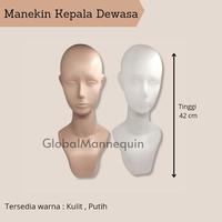 Gambar Manekin Kepala / Manekin Kepala Dewasa dari STOR FRANK undefined 2 Tokopedia