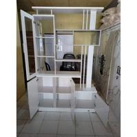 Gambar Lemari Pajangan Toppan Lhd Danira Penyekat Ruangan Buffet Ruang Tamu Termurah 100 % Original dari TAKIHAF mall undefined 4 Tokopedia