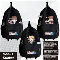 Gambar Tas Sekolah Ransel Enhypen Kpop Heeseung Jake Jay Jungwon Niki Sunghoon Sunoo Korea - Jay dari DMC House Durio Merch undefined 1 Tokopedia