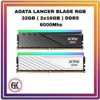 Gambar RAM Adata Lancer Blade RGB 32GB ( 2x16GB ) DDR5 6000Mhz MEMORI MEMORY - Hitam dari GRAHA KRISTAL undefined 1 Tokopedia